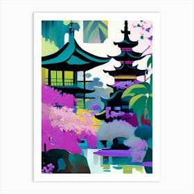 Yuyuan Garden, China Abstract Still Life Art Print