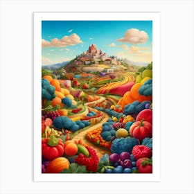 Fruitful Land Art Print