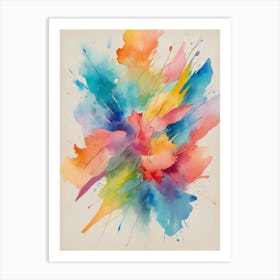 Abstract Watercolor Painting 16 Art Print