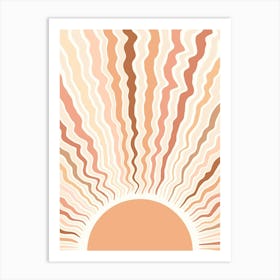 Sun Rays 3 Art Print