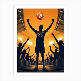 Bitcoin In The Stadium Art Print