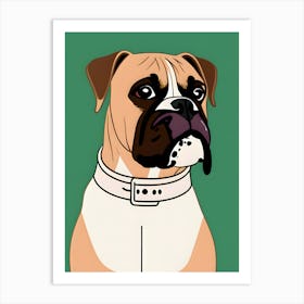 Boxer Dog Art Print