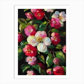 Apple Blossom Still Life Oil Painting Flower Art Print