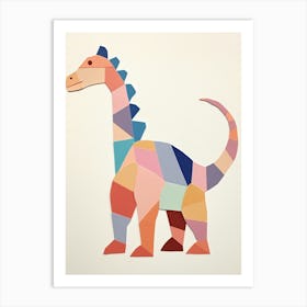 Nursery Dinosaur Art Parasaurolophus 2 Art Print