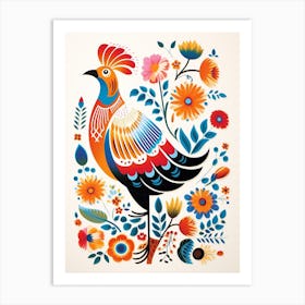 Scandinavian Bird Illustration Grouse 2 Art Print