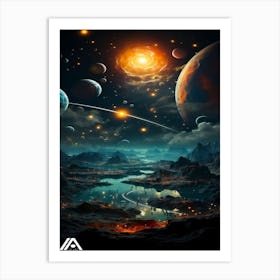 Solar System Art Print