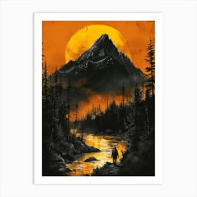 Last Wolf Art Print