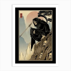 Grim Reaper Awaiting Souls Art Print