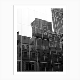 Manhattan Reflection - NYC USA Art Print