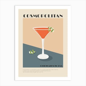 Cosmopolitan Cocktail Print Art Print