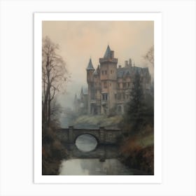 Gloomy castle 1 Art Print