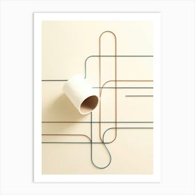 Toilet Paper Roll Art Print