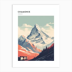 Chamonix France 2 Hiking Trail Landscape Poster Art Print