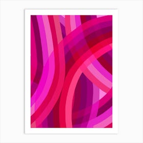 Rainbow Arch - Pink 3 Art Print
