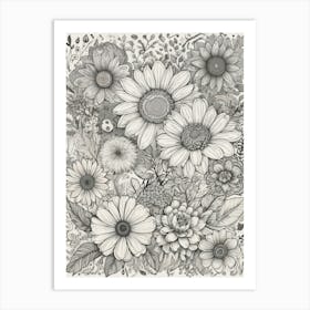 Flower Garden 2 Art Print