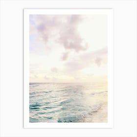 Sunset At The Beach Art Print