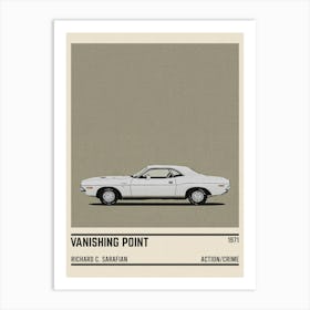 Vanishing Point Car Movie Art Print