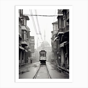 Istanbul Turkey Black And White Old Photo 1 Art Print