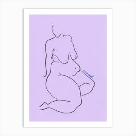 Claire, Nude Portrait Art Print