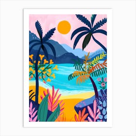 Tropical Beach Poster