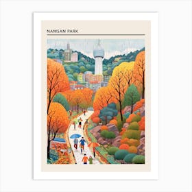 Namsan Park Seoul South Korea 2 Art Print