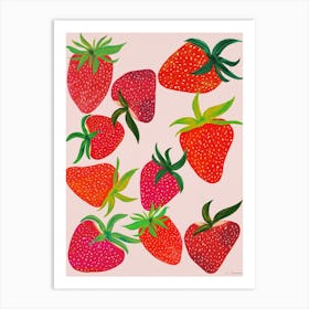 Strawberry Harvest Art Print