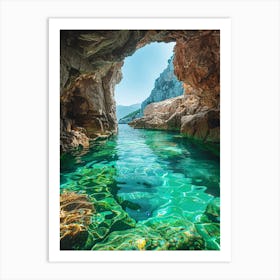 Cave In Croatia 2 Art Print