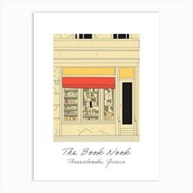 Thessaloniki, Greece The Book Nook Pastel Colours 3 Poster Art Print