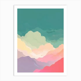 Abstract Landscape Painting 14 Art Print