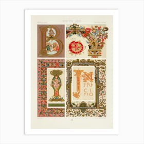 Middle Ages Pattern, Albert Racine (17) Art Print