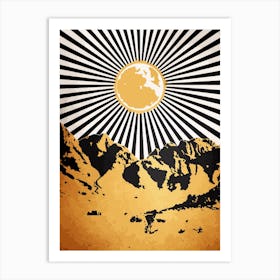 Sun Beams Art Print