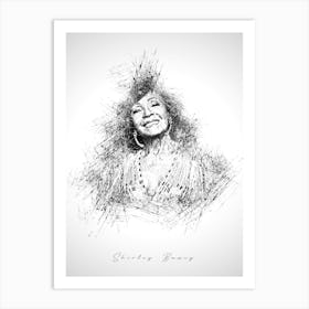 Shirley Bassey Art Print