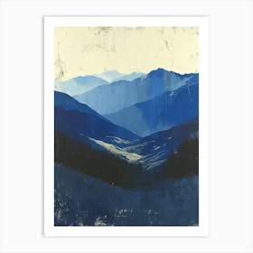 Blue Mountains Art Print