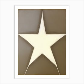 Star Symbol Abstract Painting Art Print