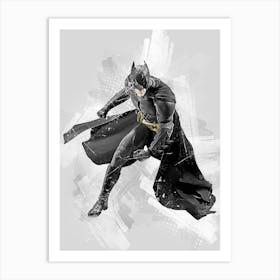 Batman Begins Painting Art Print