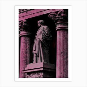 Statue Of A Man Art Print