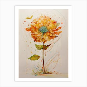 Flower Art Art Print