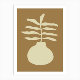 Plant In A Vase Art Print