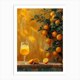 Oranges Art Print