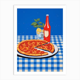 Pizza Abstract Art Print