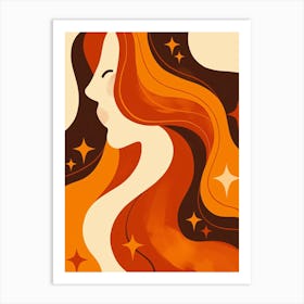 Woman'S Head Art Print