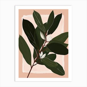 Magnolia Tree Art Print