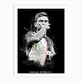 Paulo Dybala Football Art Print