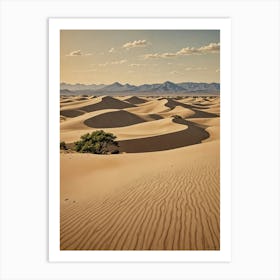 Sand Dunes Art Print