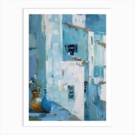 Blue Houses Art Print