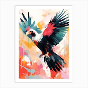 Bird Painting Collage California Condor 1 Art Print