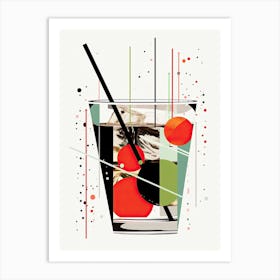 Illustration Zombie Floral Infusion Cocktail 3 Art Print