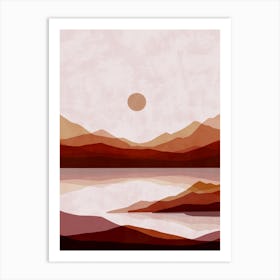 Abstract Landscape 3 Art Print