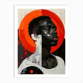 Portrait Of A Black Man 5 Art Print