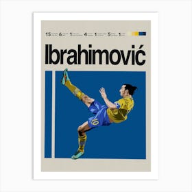 Zlatan Ibrahimovic Art Print